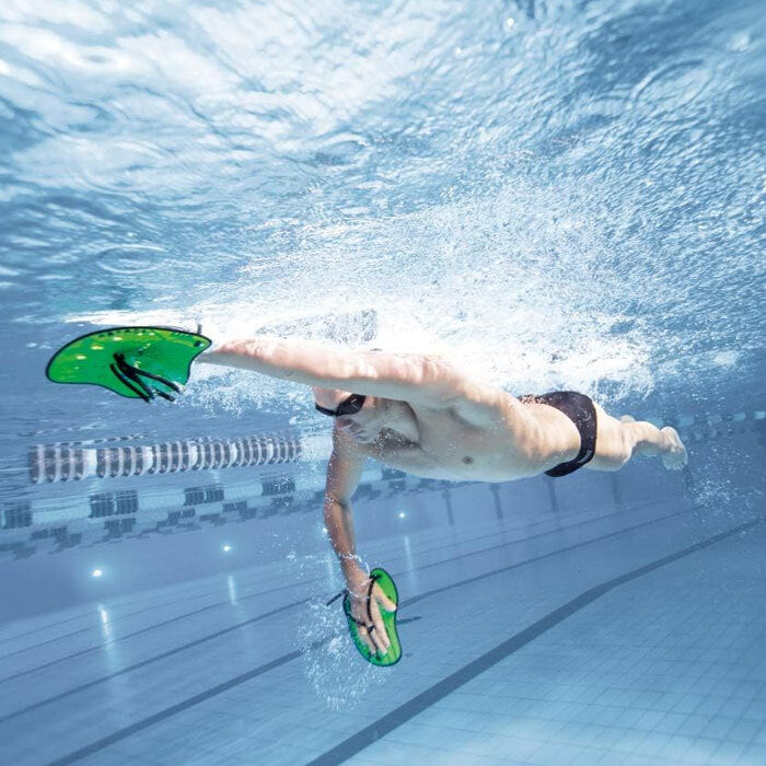 Arena Large Vortex Evolution Hand Paddle for Swimming - Lime Green