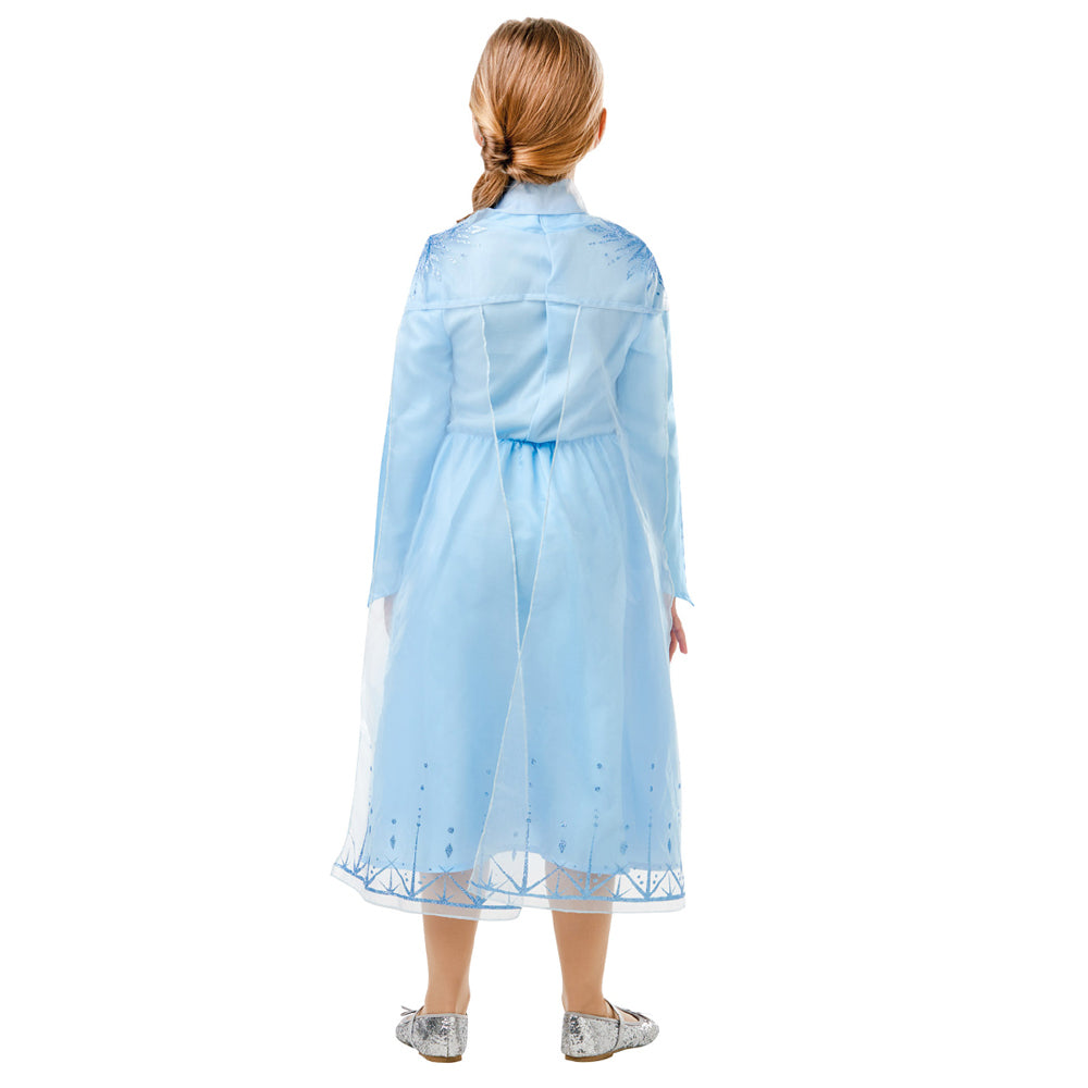 Disney Frozen 2 Size 3-5 Girls Princess Elsa Classic Dress Costume