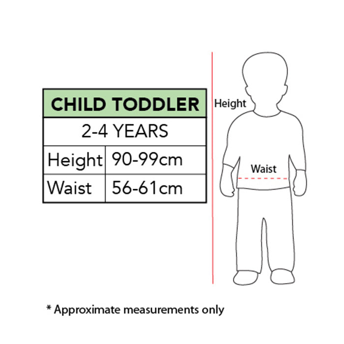 DC Comics Girls Batgirl Dress Costume w/ Eyemask/Cape - Size Toddler