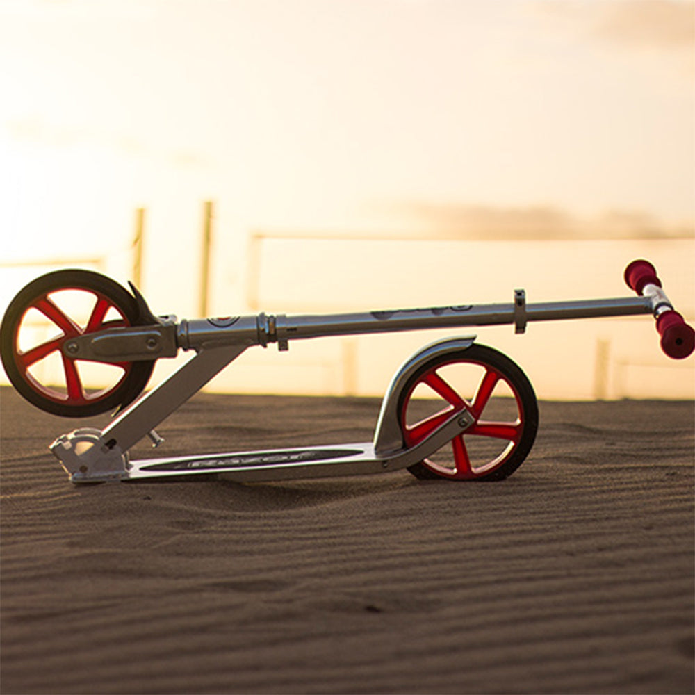 13013201-razor-a5-lux-kick-scooter-silver-red-kids-ride-on-toy-8y