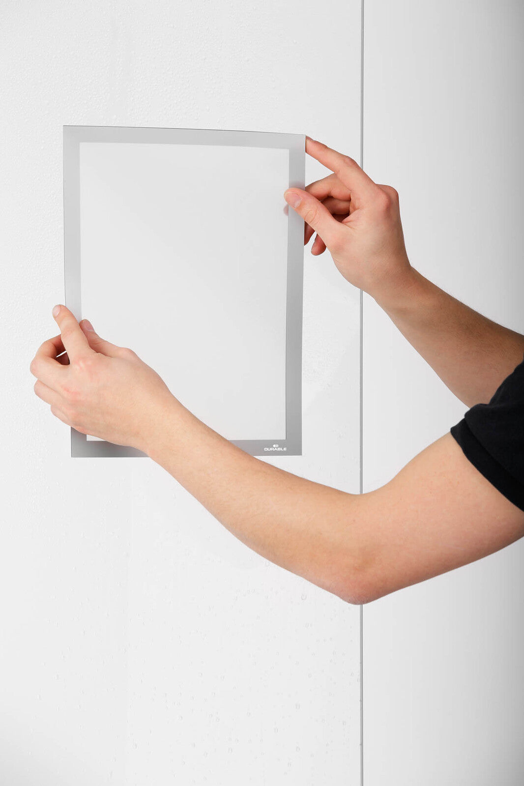 484123-2pk-durable-duraframe-sun-static-cling-a4-document-holder-silver