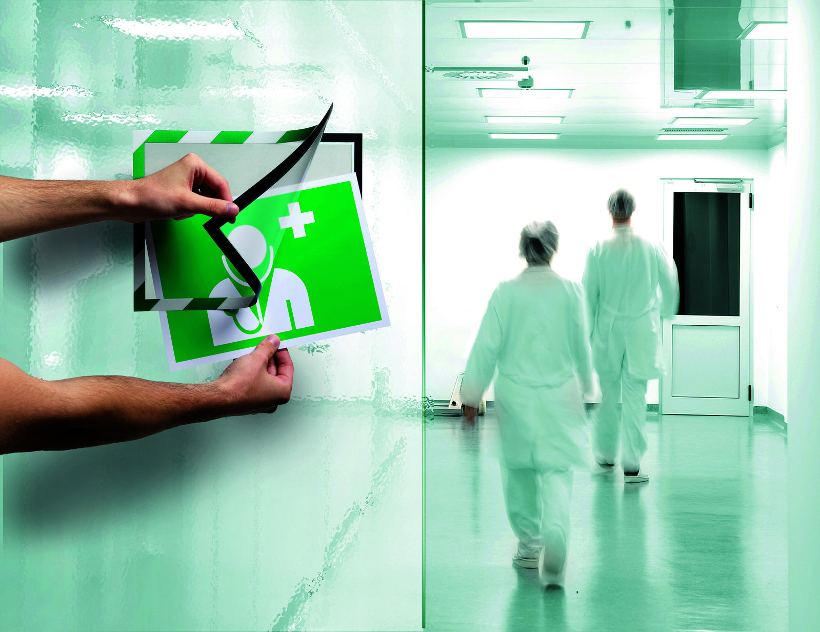 4944131-durable-duraframe-security-self-adhesive-a4-sign-display-green-white