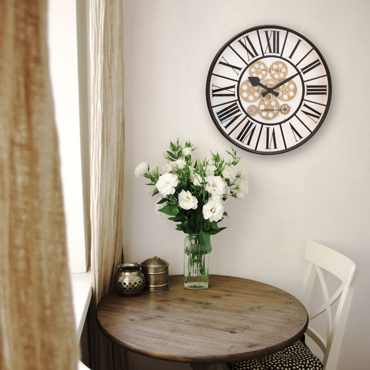 573283wi-nextime-william-50cm-round-analogue-wall-clock-white