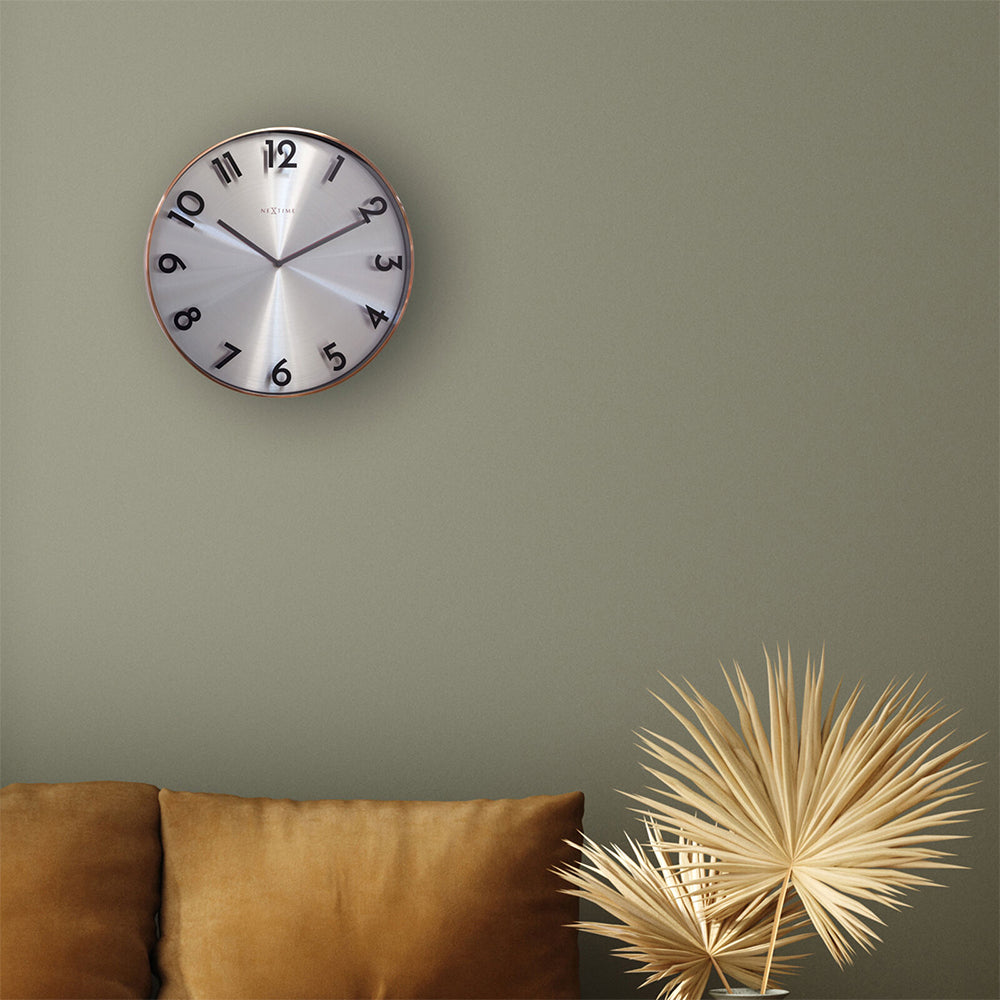 573289co-nextime-reflection-40cm-silent-analogue-hanging-wall-clock-copper