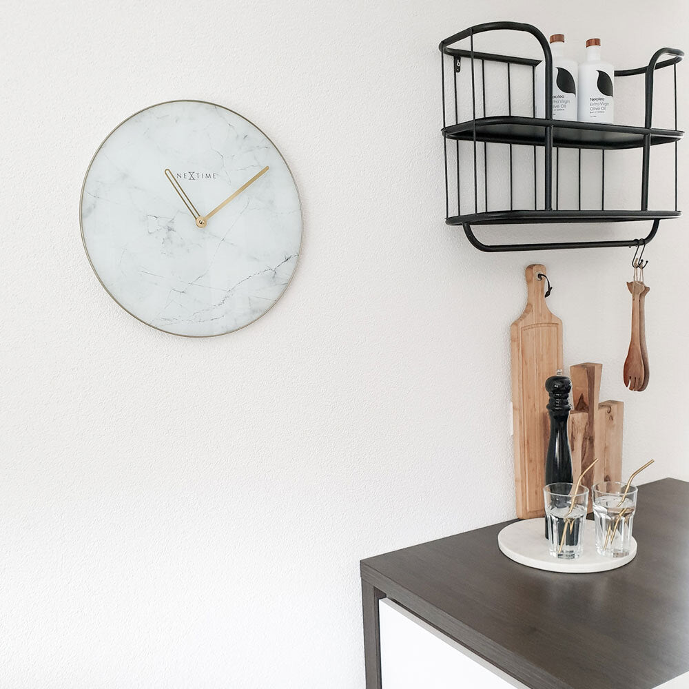 578189wi-nextime-40cm-marble-wall-clock-white