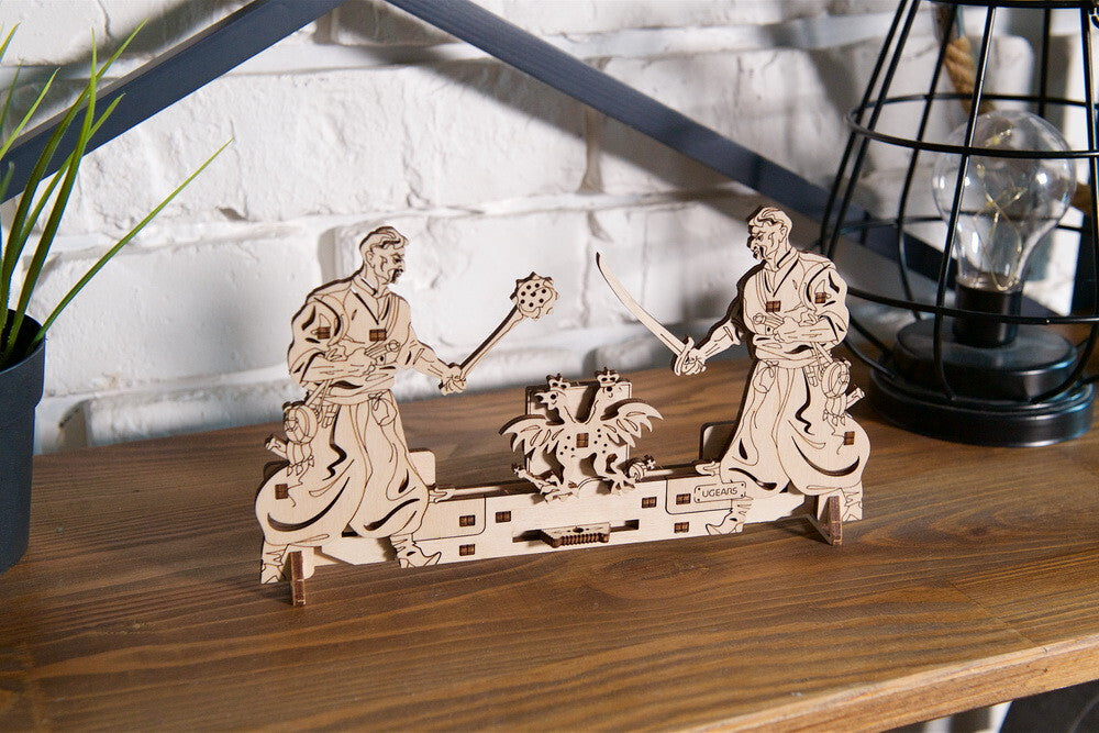 70182-ugears-the-centuries-old-battle-freedom-wooden-3d-puzzle-41pc