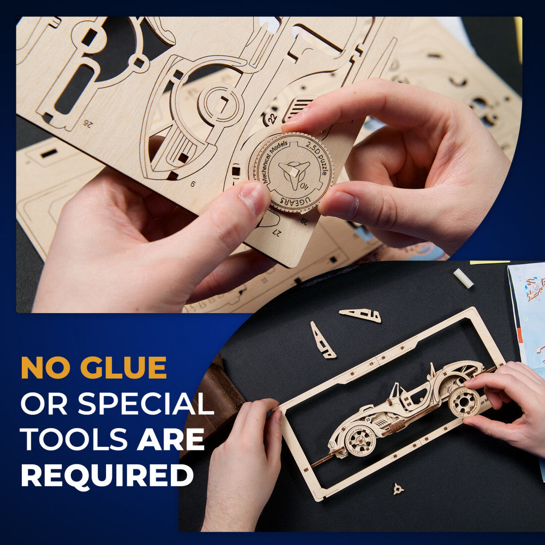 70195-ugears-roadster-mk3-mechanical-diy-wooden-2-5d-puzzle-62pc
