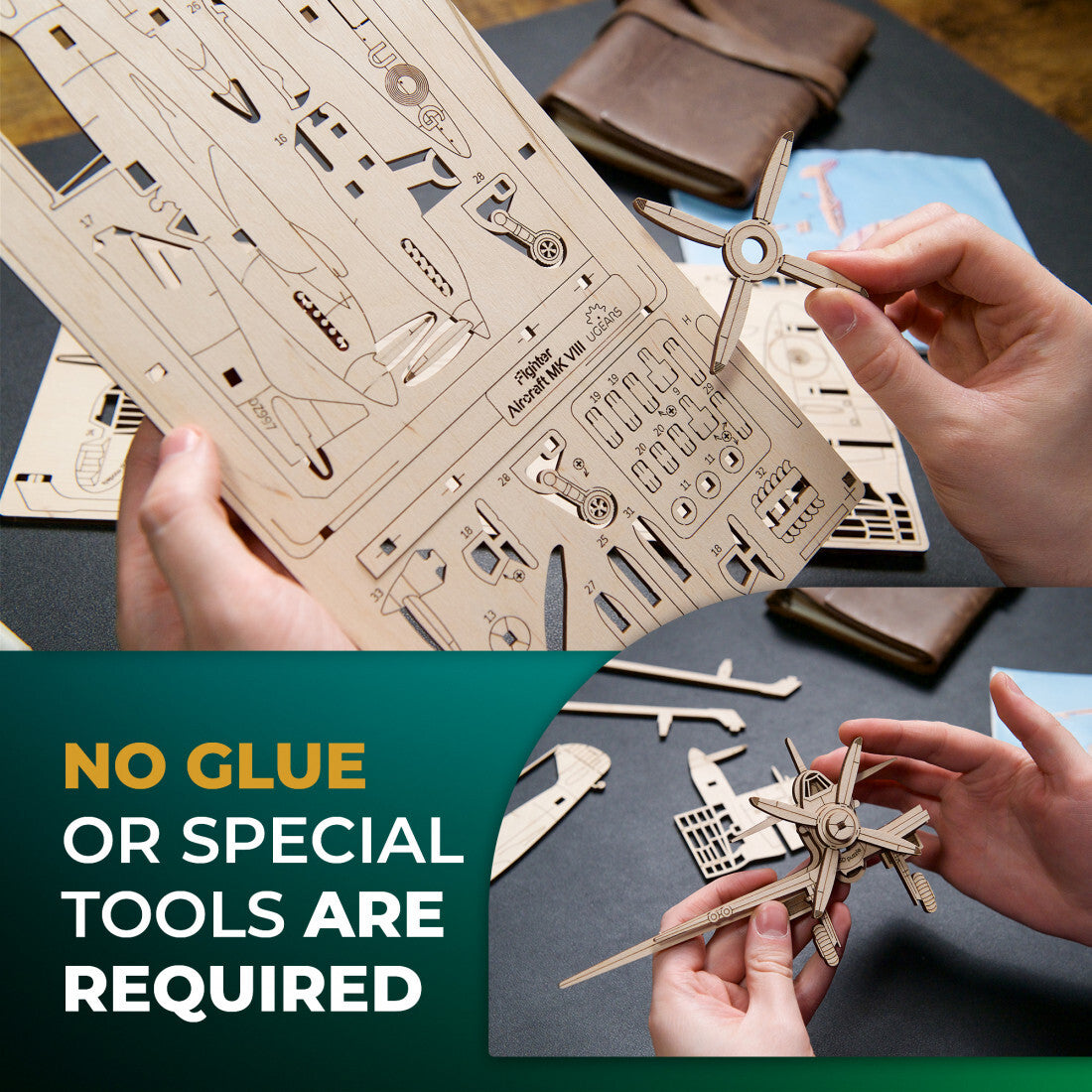 70196-ugears-fighter-aircraft-2-5d-puzzle-diy-wooden-47pc