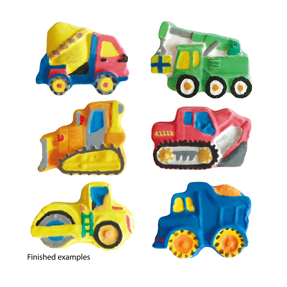 Boyle 22cm Plaster and Paint Magnet Construction Craft Kit 5y+