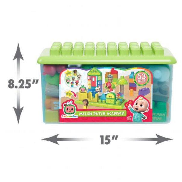 53pc Cocomelon Patch Academy Block Set 18m+