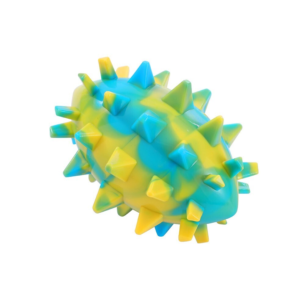 34511-paws-claws-spikey-durable-football-assorted-12x9-5cm
