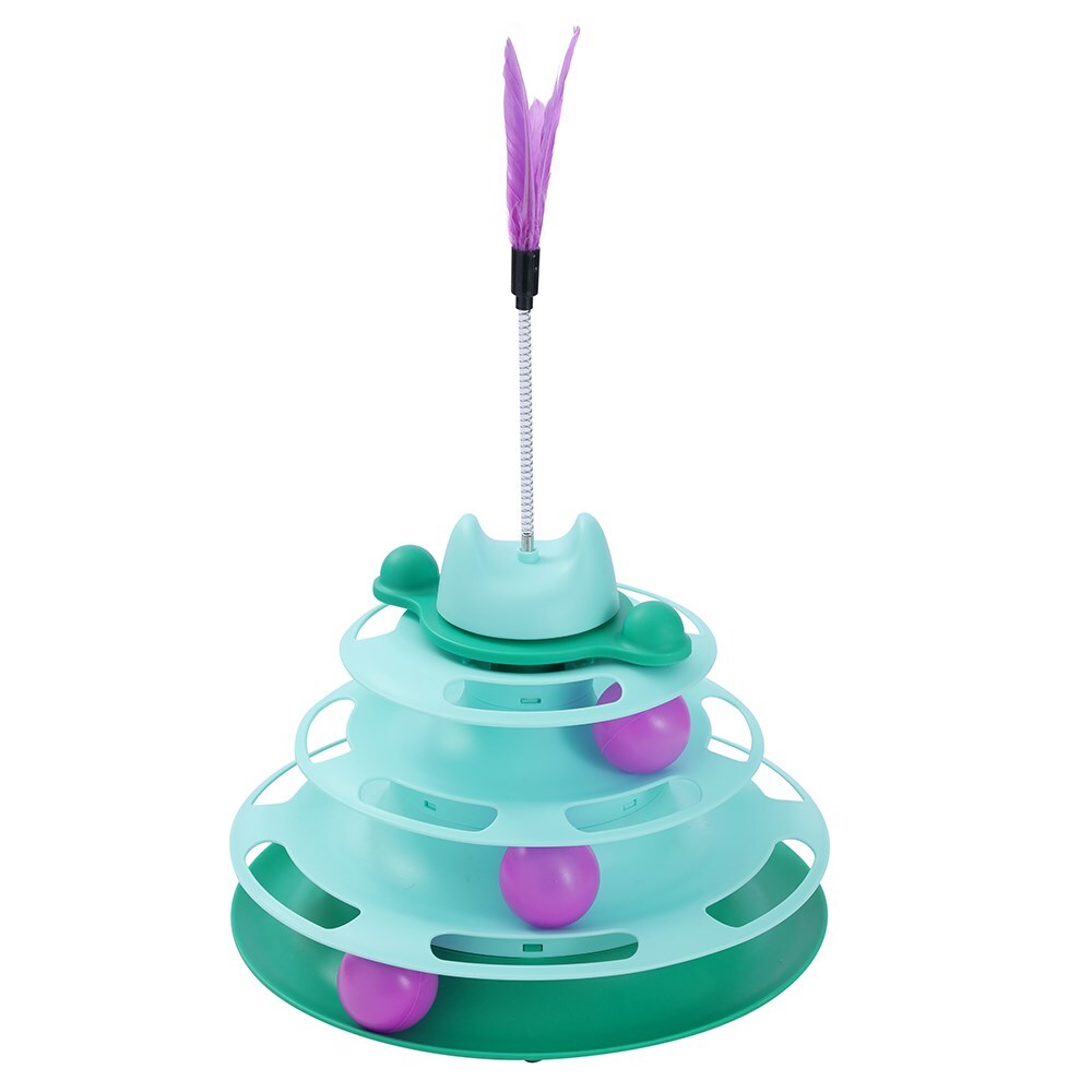 34962-paws-claws-cat-tower-interactive-toy-25x25x43cm-assorted