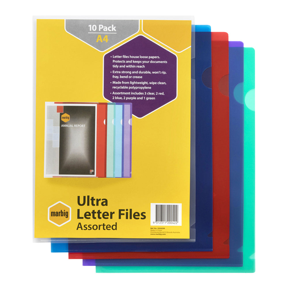 2004299-10pc-marbig-pp-ultra-letter-file-a4-document-folder-assorted