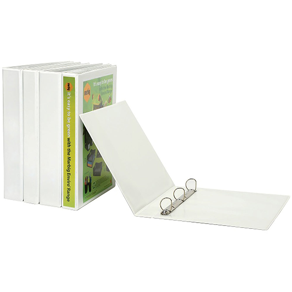5001108-marbig-clearview-pp-2-d-ring-25mm-a5-insert-binder-white