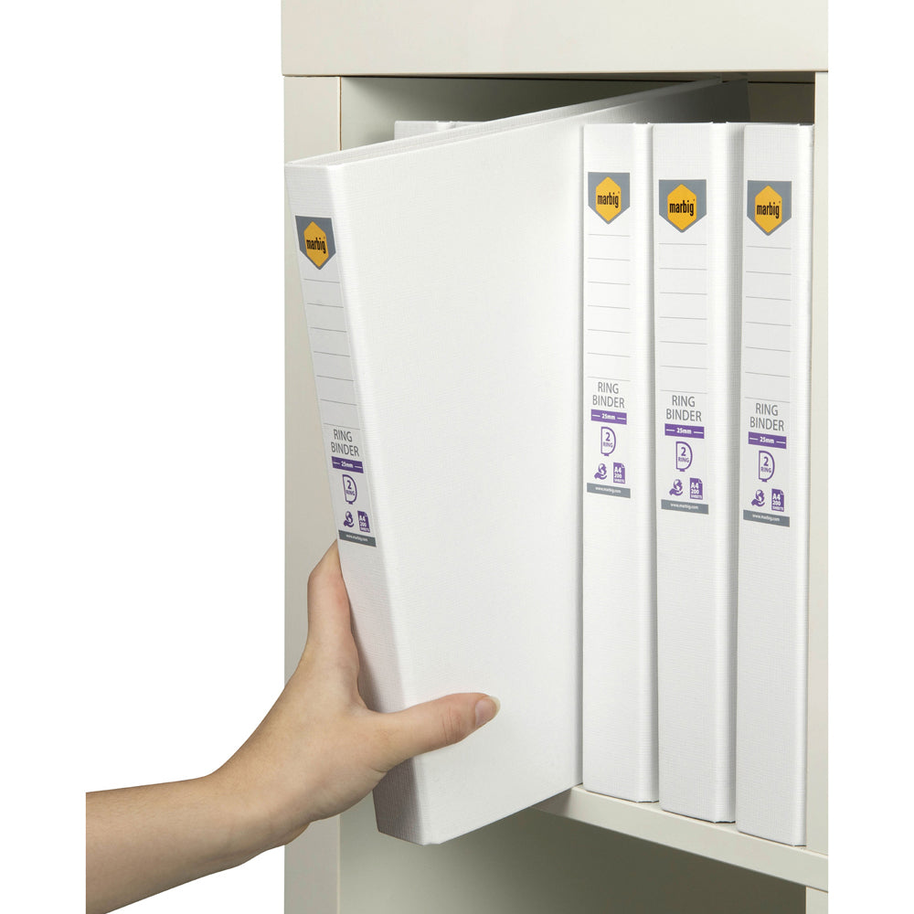 5022108-marbig-pe-linen-2-d-ring-25mm-a4-binder-file-organiser-white