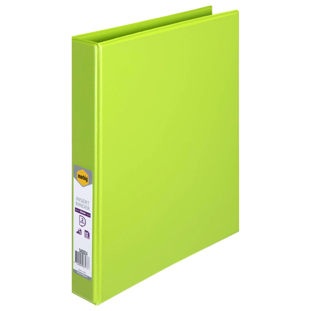 5402004-marbig-pp-clearview-2-d-ring-25mm-a4-insert-binder-file-organiser-lime