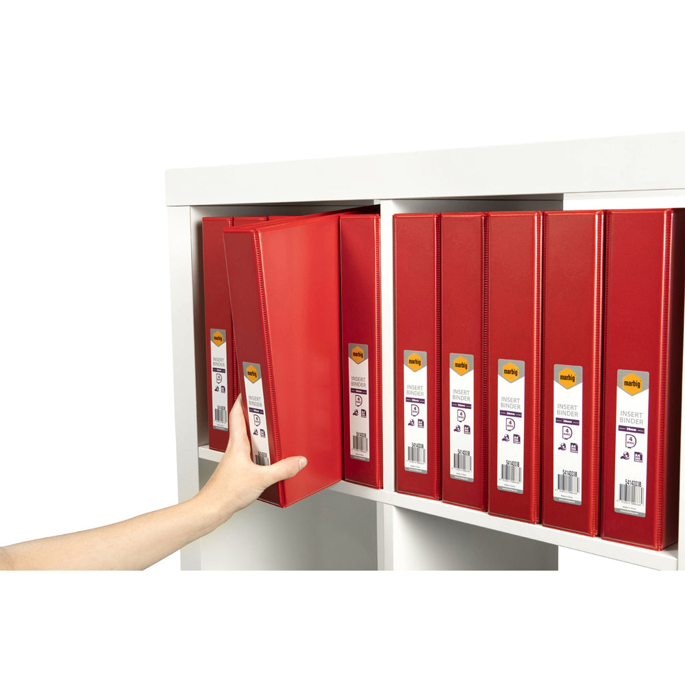 5414003b-marbig-clearview-4-d-ring-insert-binder-a4-file-organiser-38mm-red