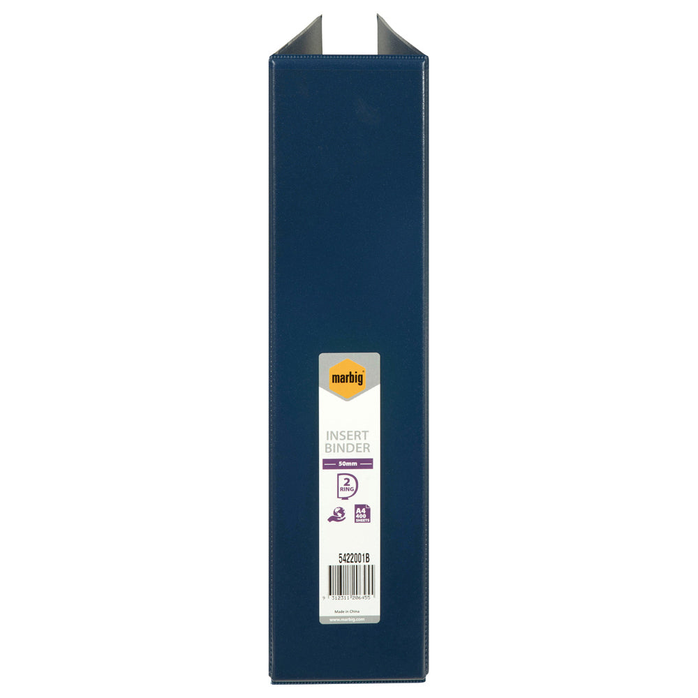 5422001b-marbig-clearview-2-d-ring-insert-binder-a4-file-organiser-50mm-blue
