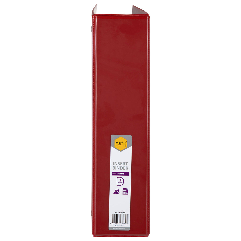 5423003b-marbig-clearview-3-d-ring-insert-binder-a4-file-organiser-50mm-red