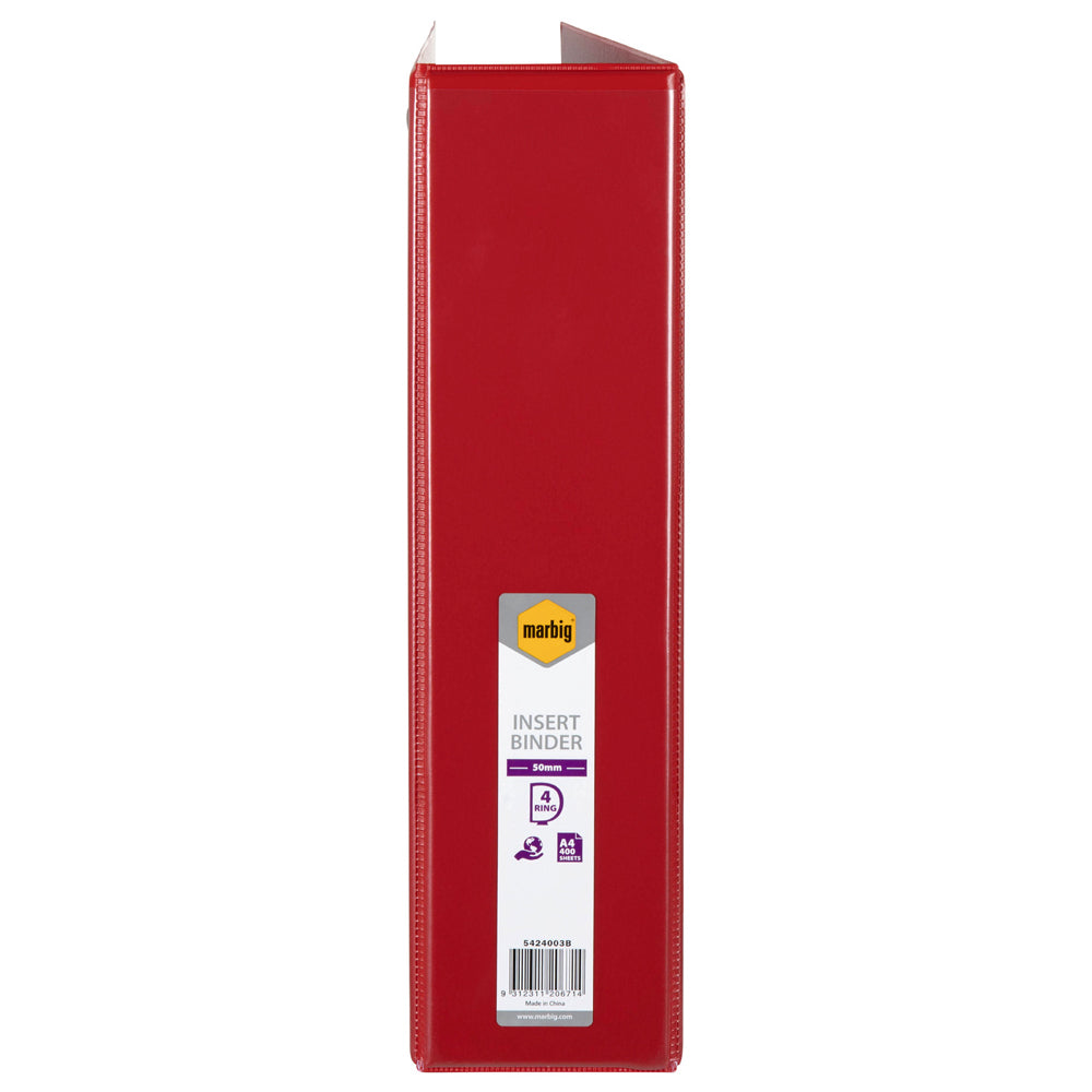 5424003b-marbig-clearview-4-d-ring-insert-binder-a4-file-organiser-50mm-red