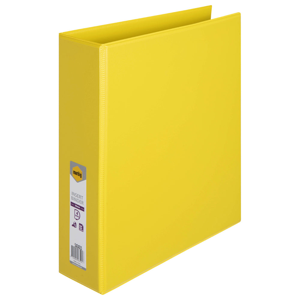 5424005-marbig-pp-clearview-4-d-ring-50mm-a4-insert-binder-file-organiser-yellow