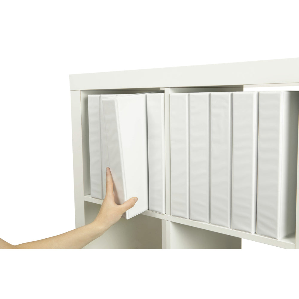 6004508-marbig-clearview-half-a4-lever-arch-file-folder-white