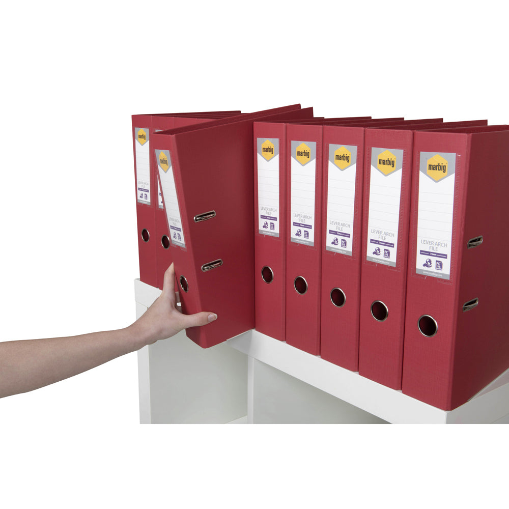 6502603-marbig-foolscap-pe-75mm-lever-arch-file-folder-deep-red
