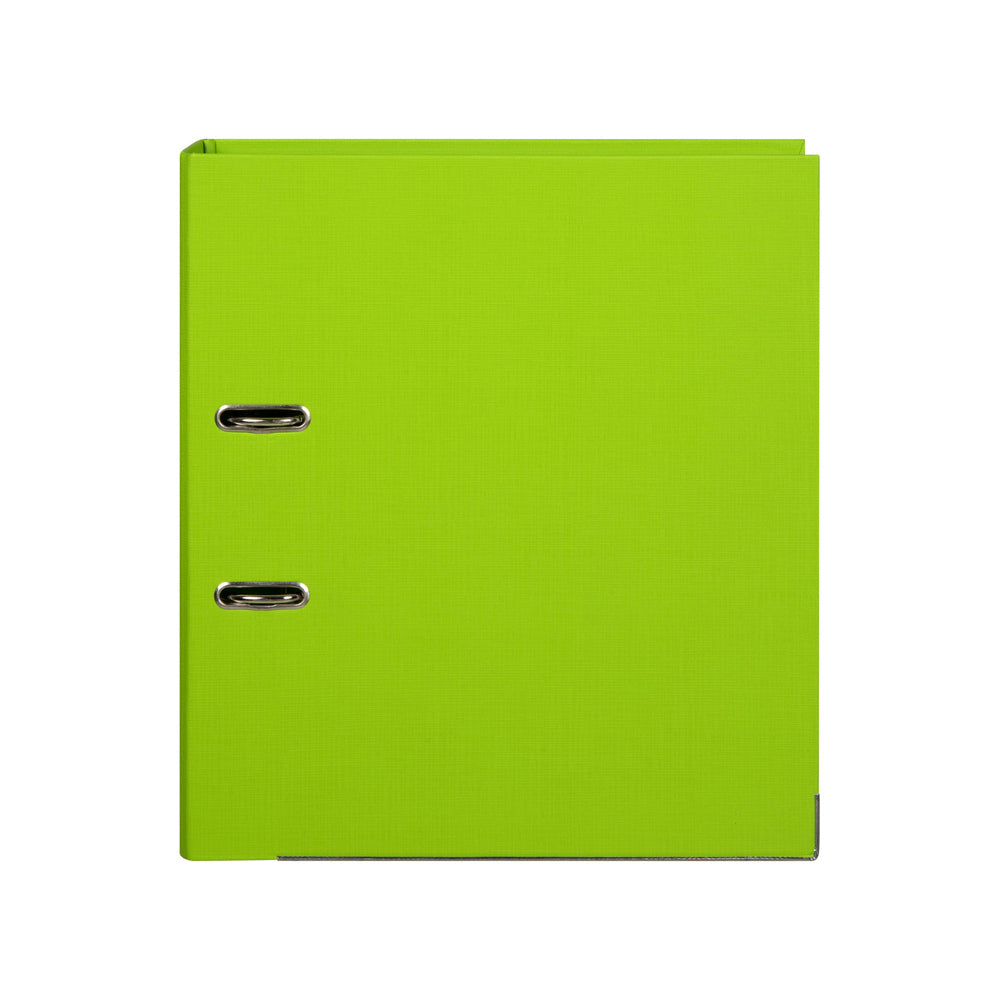 6601032-marbig-pe-lever-arch-file-folder-a4-document-organiser-lime