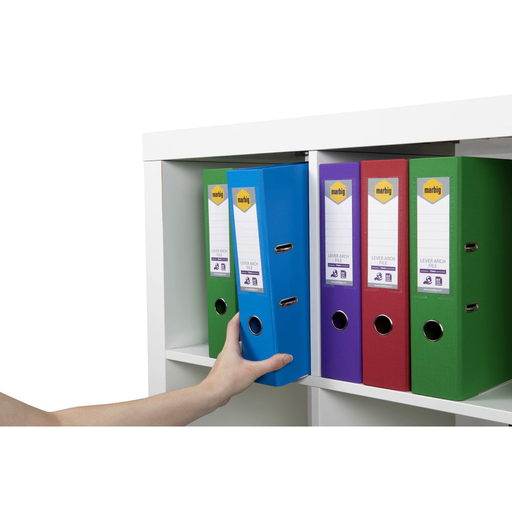 6601099-marbig-pe-lever-arch-file-folder-a4-document-organiser-assorted