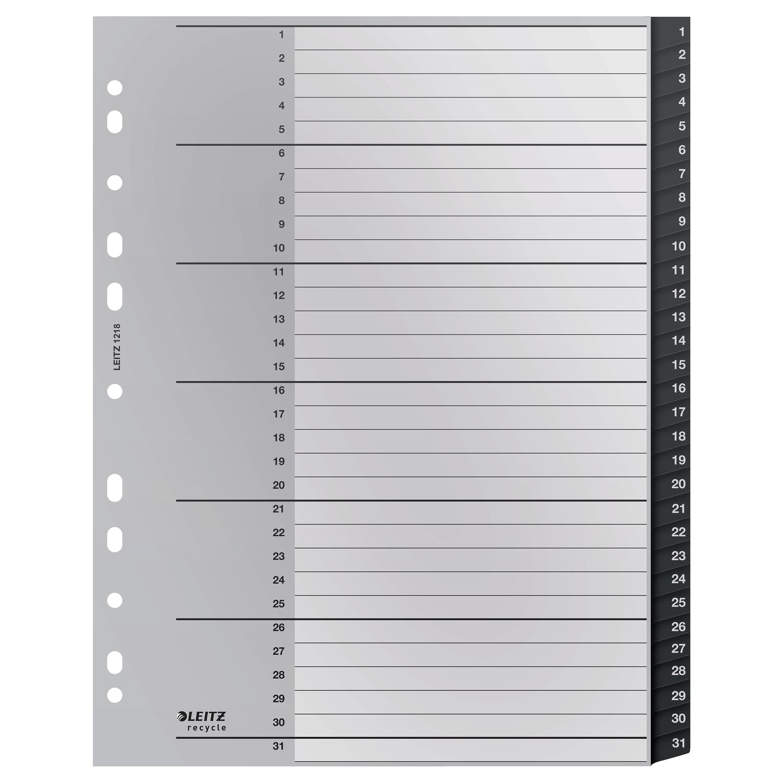 12180000-leitz-pp-recycle-indices-dividers-1-31-tab-a4-file-organiser-black