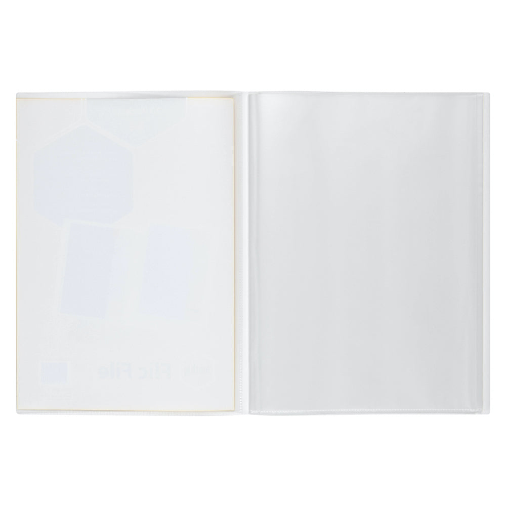 22007-marbig-flic-file-10-pocket-a4-display-book-w-insert-cover-clear
