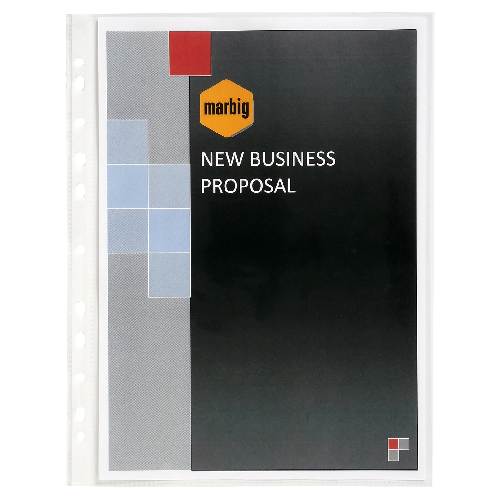 25109-100pc-marbig-medium-weight-a4-ring-binder-sheet-protectors-clear