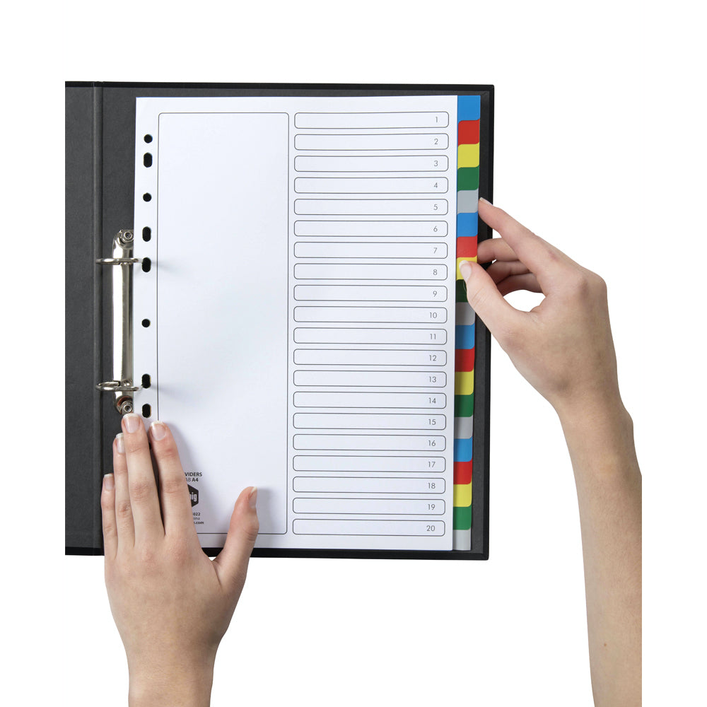 35022-marbig-pp-20-tab-coloured-a4-binder-divider-indices