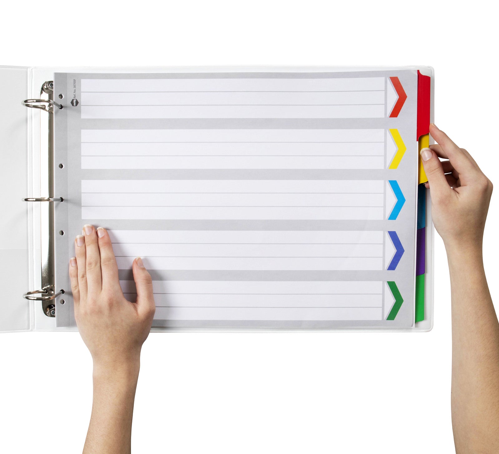 38705f-marbig-5-tab-a3-landscape-ring-binder-plastic-tab-divider