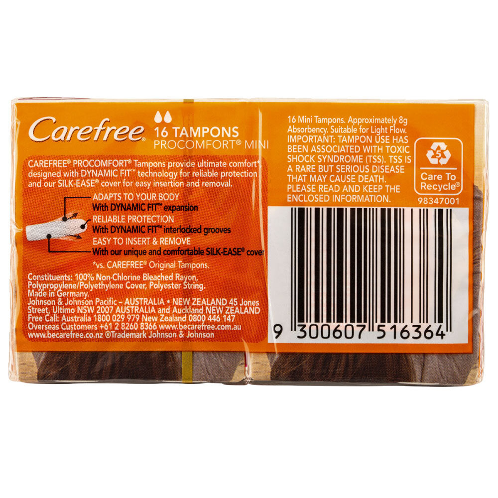 16206010-16pc-carefree-mini-tampons-pro-comfort-dynamic-fit