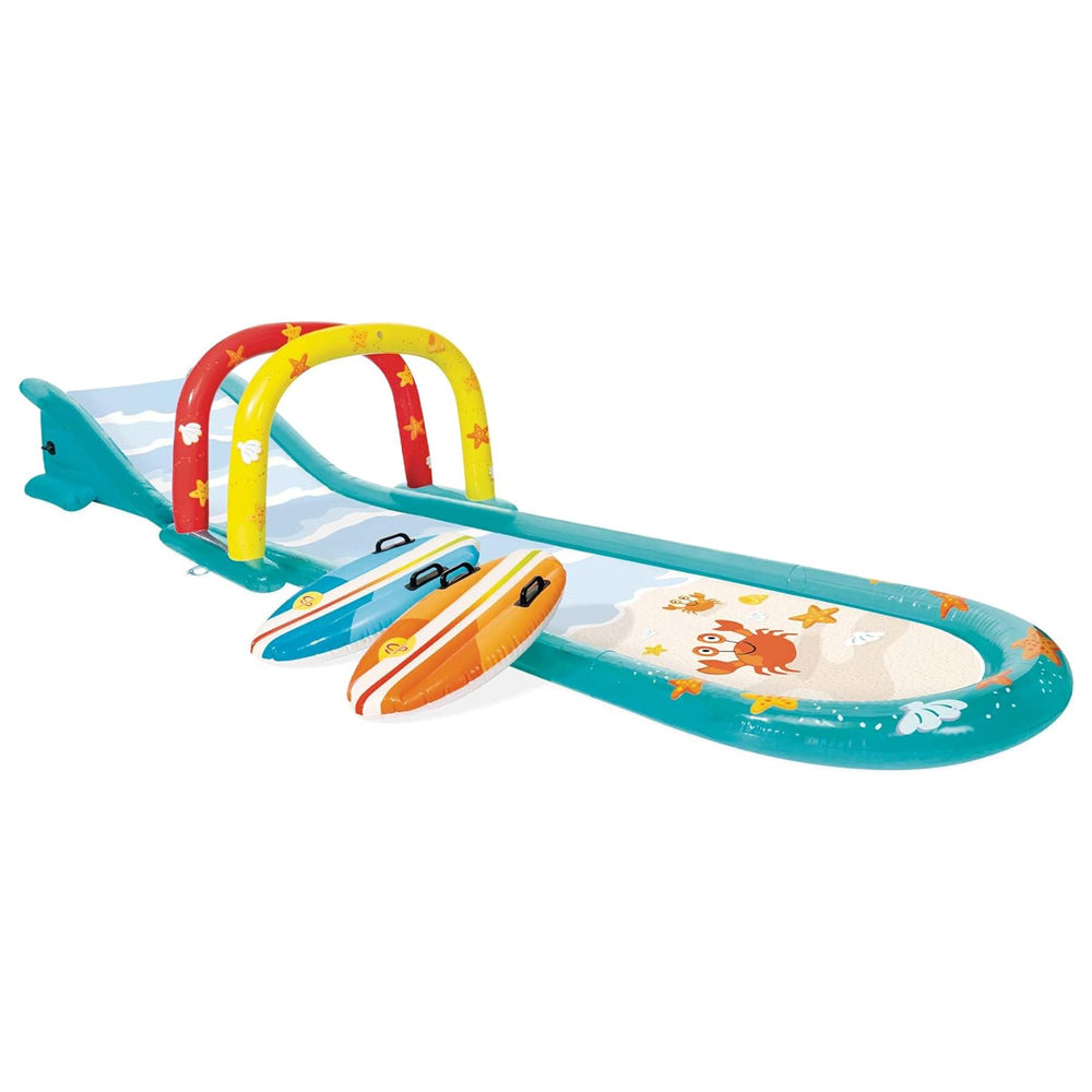 56167np-intex-surfing-kids-childrens-inflatable-sprinkler-fun-slide