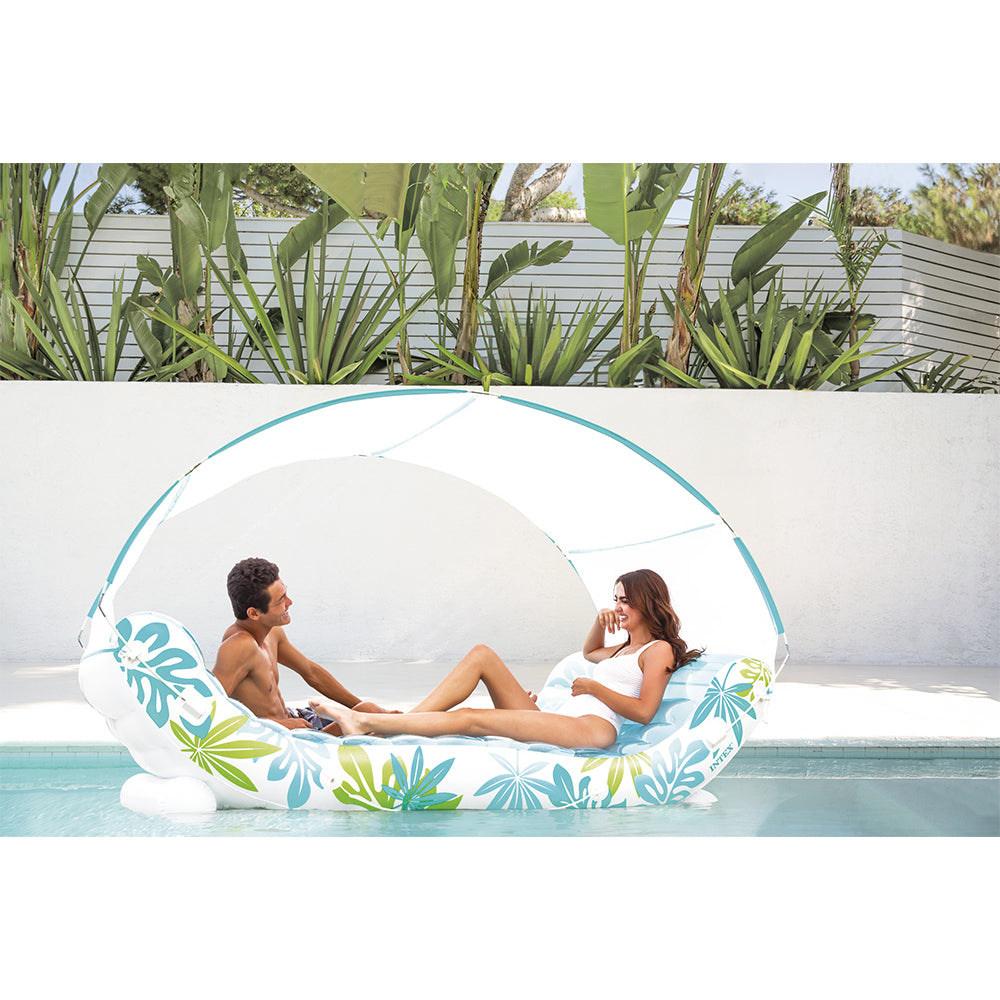 56294eu-intex-tropical-two-person-inflatable-canopy-pool-lounge-w-cup-holders