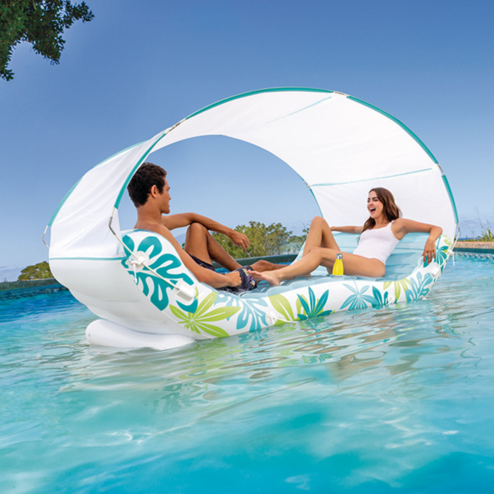 56294eu-intex-tropical-two-person-inflatable-canopy-pool-lounge-w-cup-holders