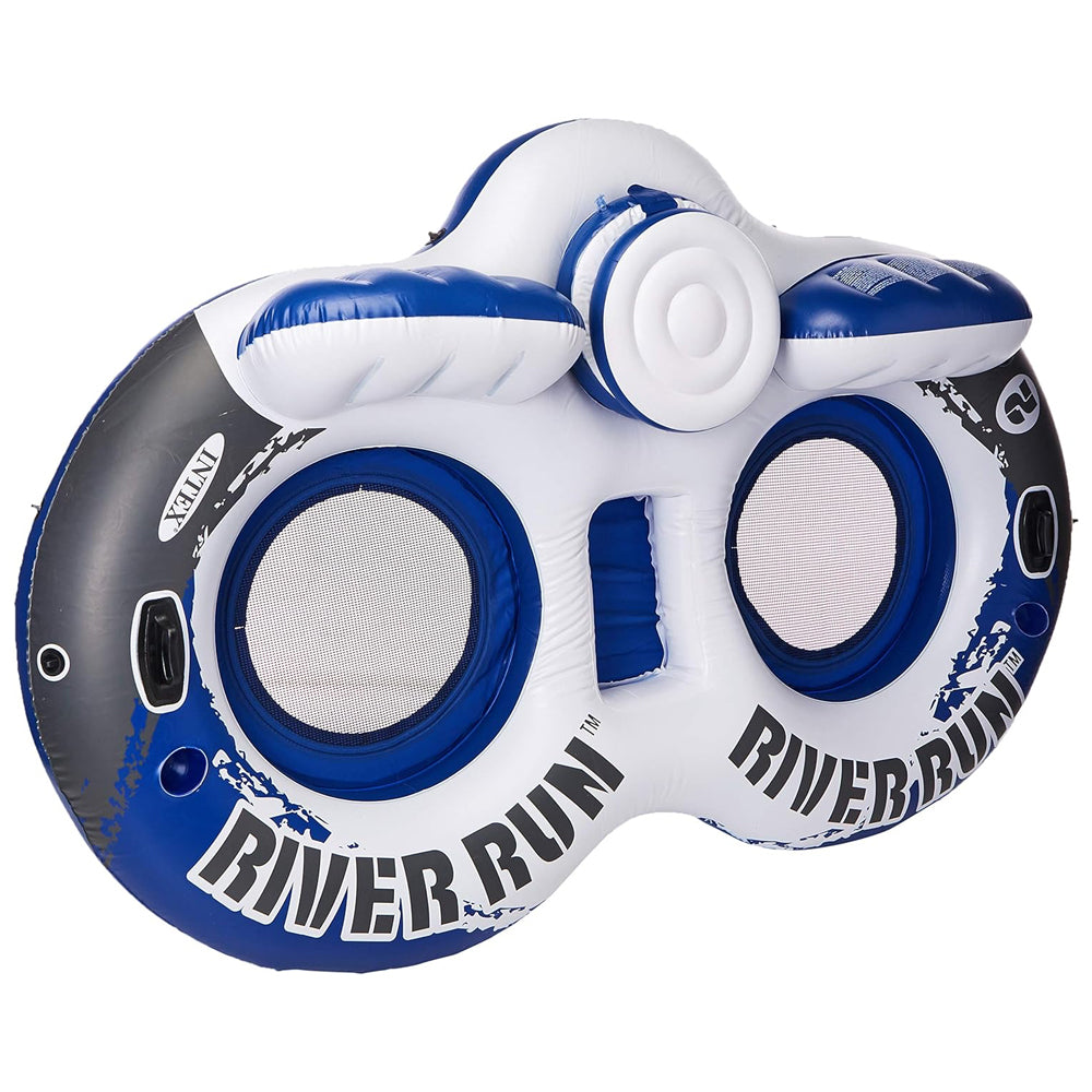 56827eu-intex-river-run-ii-two-person-inflatable-floating-lake-tube-blue-white
