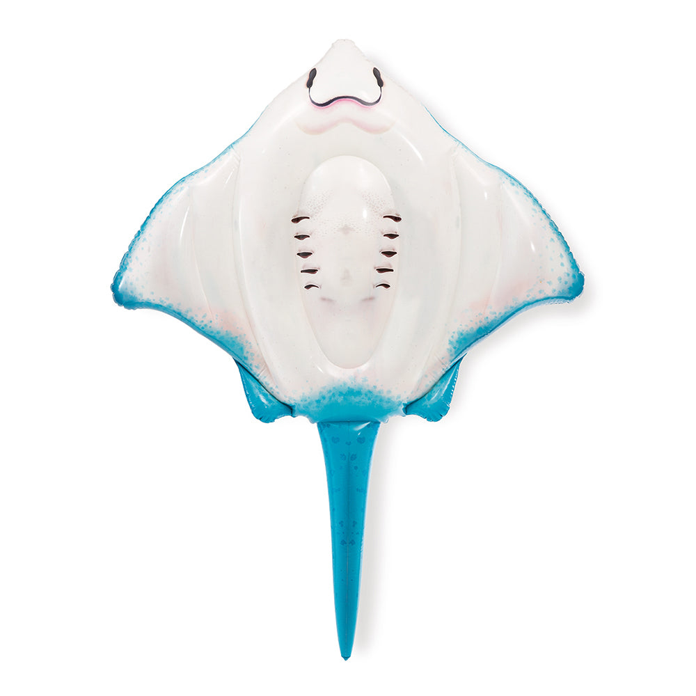 57576np-intex-stingray-kids-childrens-inflatable-ride-on-pool-toy-blue-white