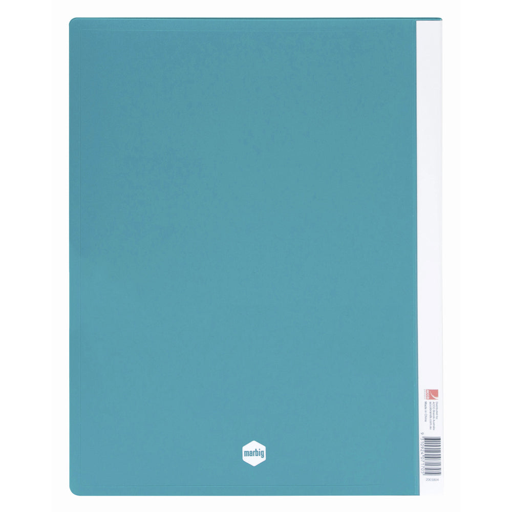 2003804-marbig-20-pocket-non-refillable-document-display-book-green