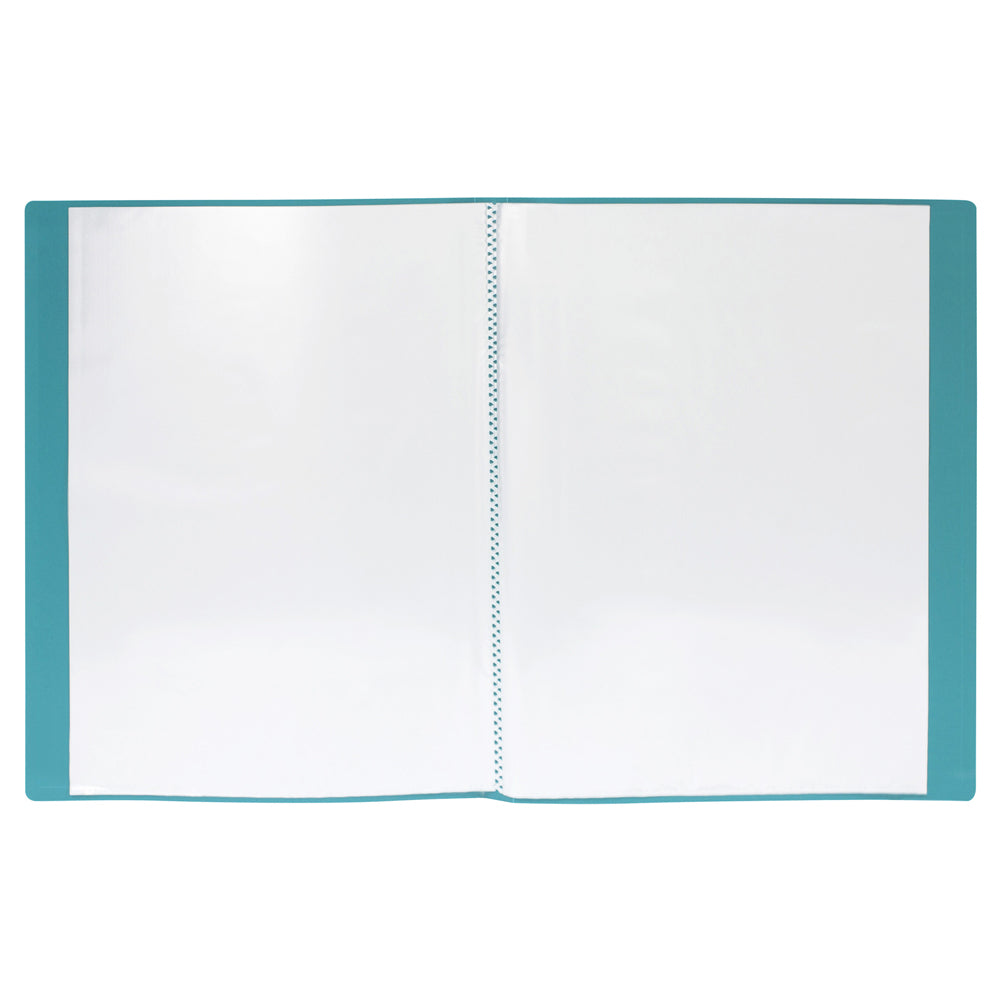 2003804-marbig-20-pocket-non-refillable-document-display-book-green