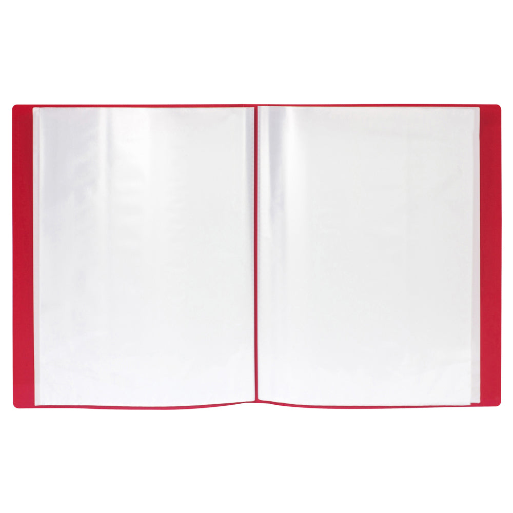 2003903-marbig-40-pocket-non-refillable-document-display-book-red