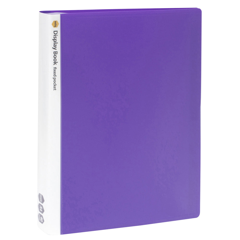 2003919-marbig-40-pocket-non-refillable-document-display-book-purple