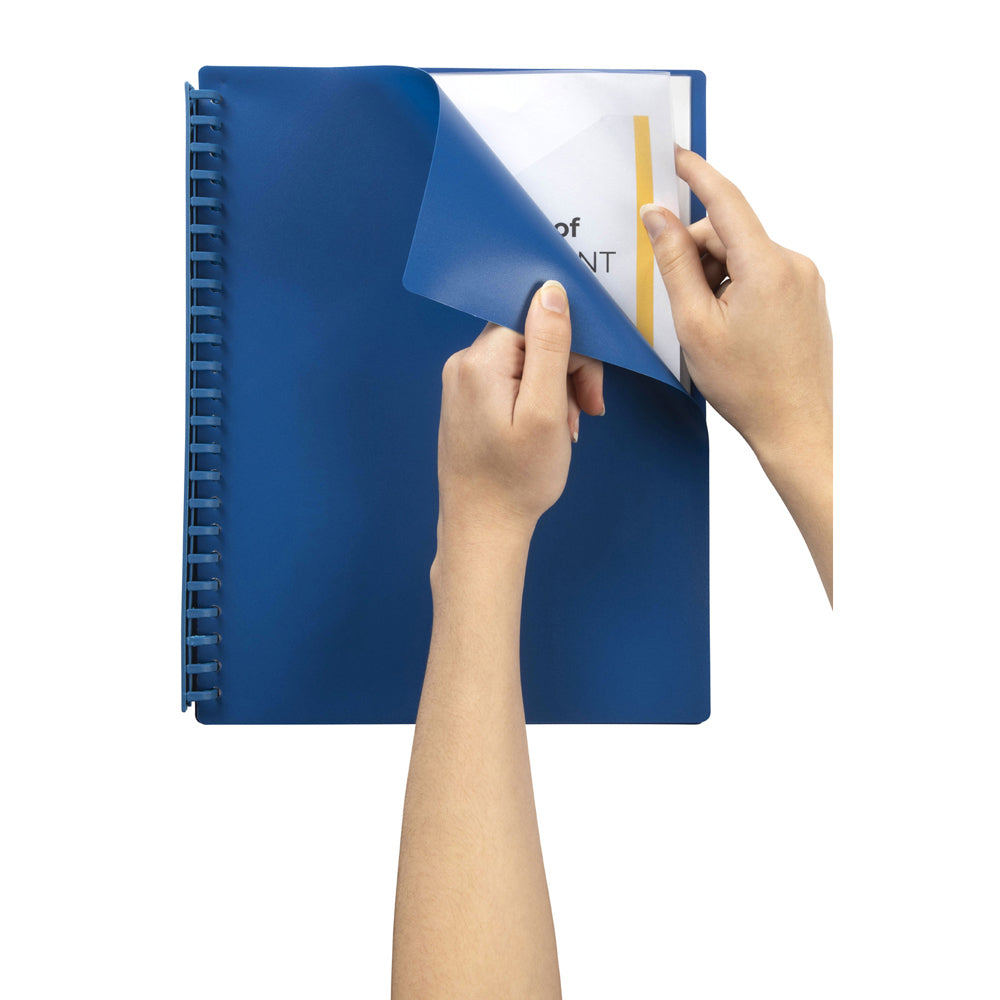 2007001-marbig-20-pocket-a4-refillable-document-display-book-blue