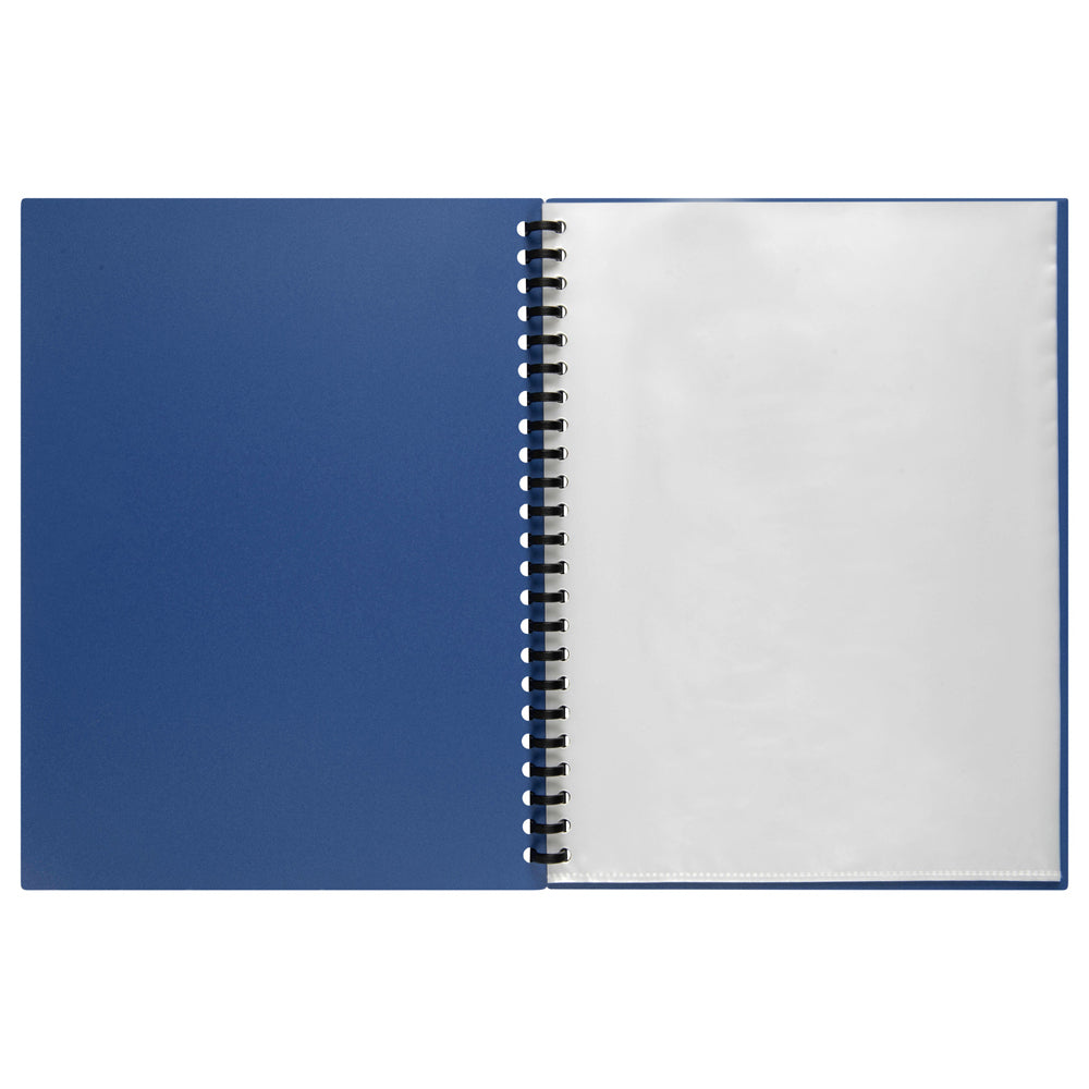 2007401-marbig-40-pocket-a4-refillable-document-display-book-blue