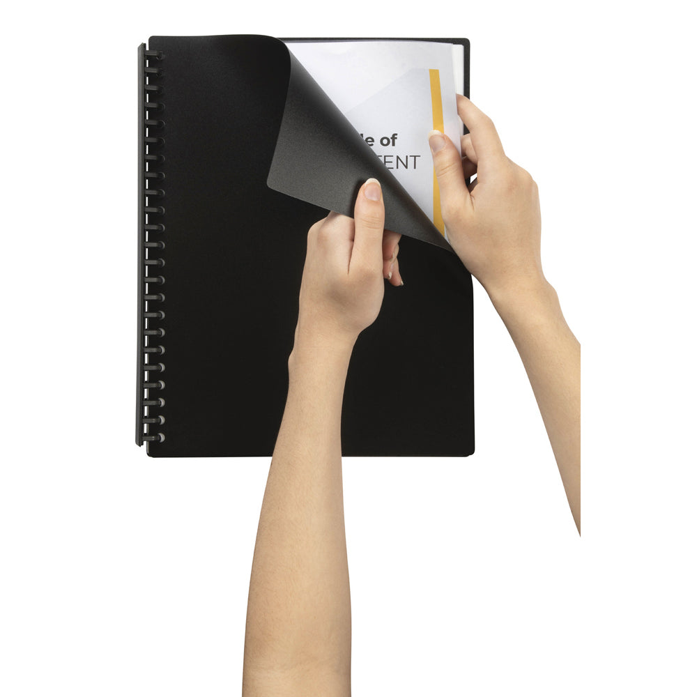 2007402-marbig-40-pocket-a4-refillable-document-display-book-black
