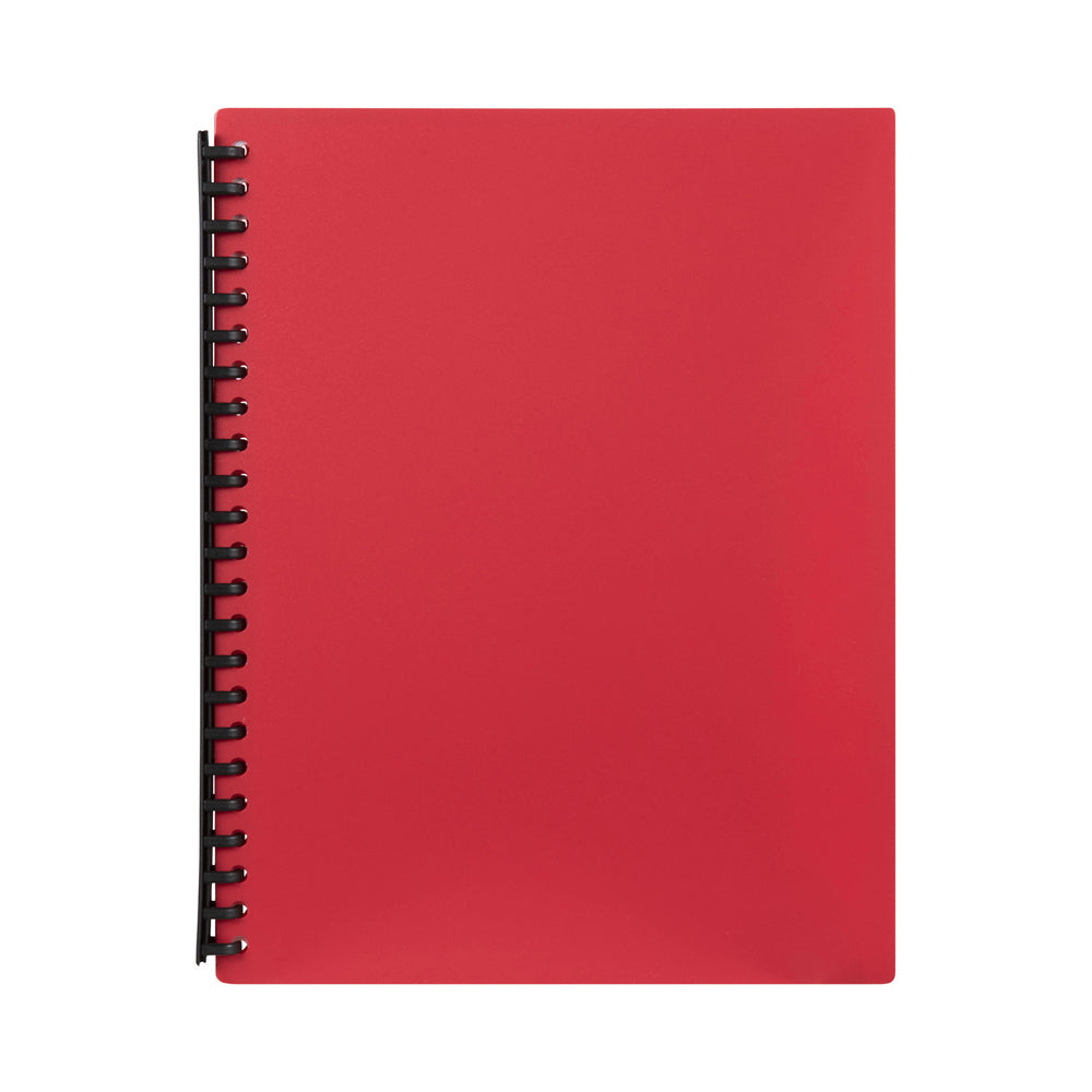 2007403-marbig-40-pocket-a4-refillable-document-display-book-red