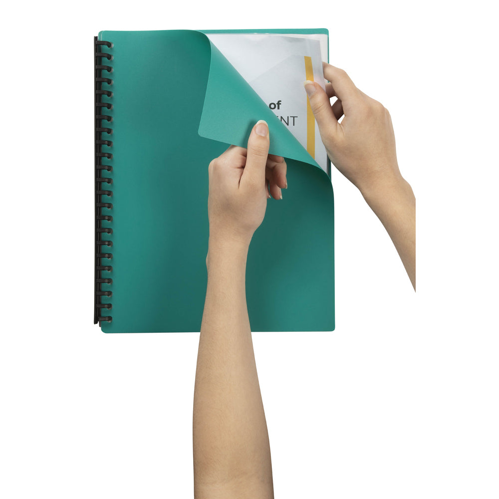 2007404-marbig-40-pocket-a4-refillable-document-display-book-green
