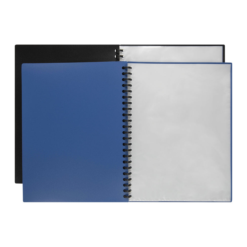2007499-marbig-40-pocket-a4-refillable-document-display-book-assorted